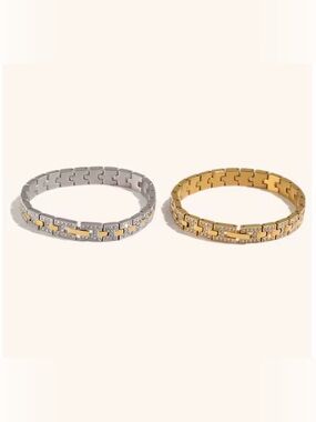 Miami Bracelet in silver 18cm length